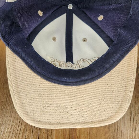 VINTAGE Cheers Boston Hat Cap Strap Back Blue Canvas TV Show Classic 90s Sitcom - Picture 8 of 10